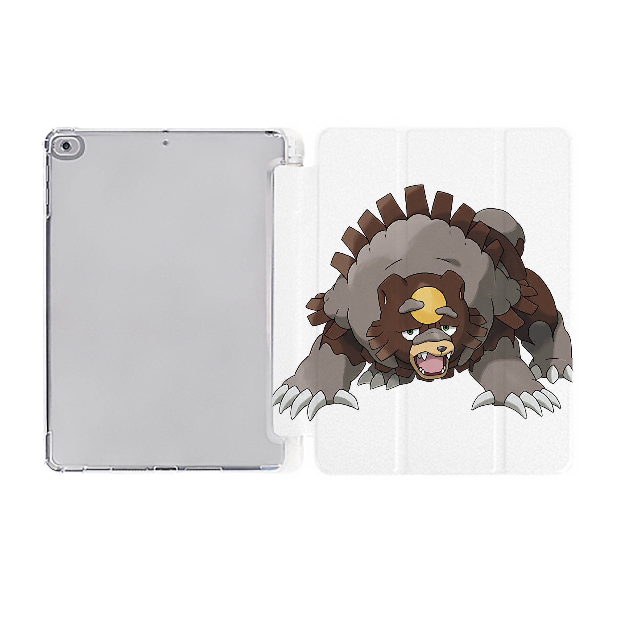 （画像用） ポケットモンスター Pokémon IPad ケース ペン収納付き 三つ折りスタンド PUレザー×シリコン 対応機種9.5/10.5/10.9インチ